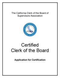 Certified Clerk Cover